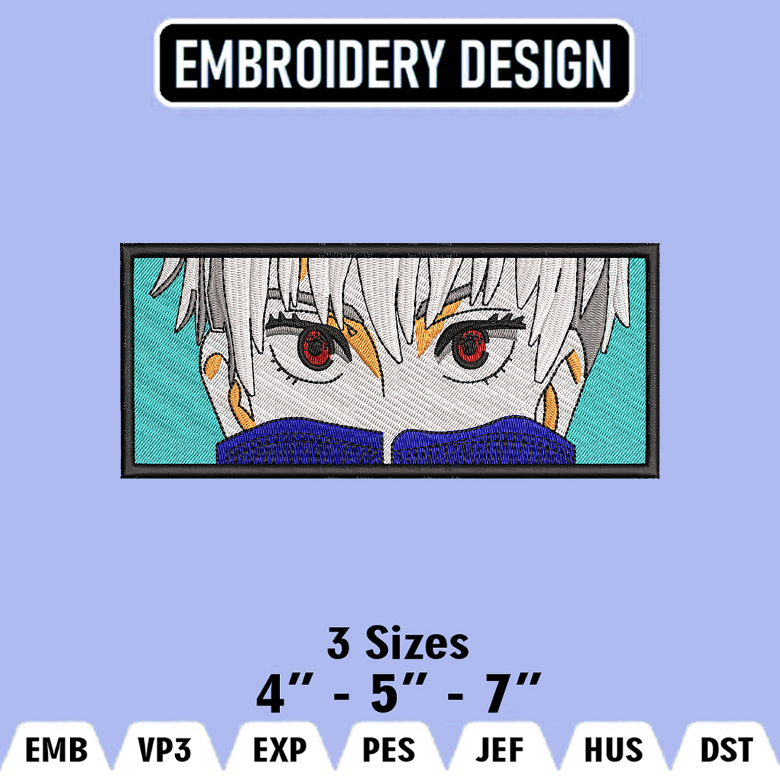 Toge Design Toge Embroidery Designs, Jujutsu Kaisen Embroidery Files, S | Inspire ...