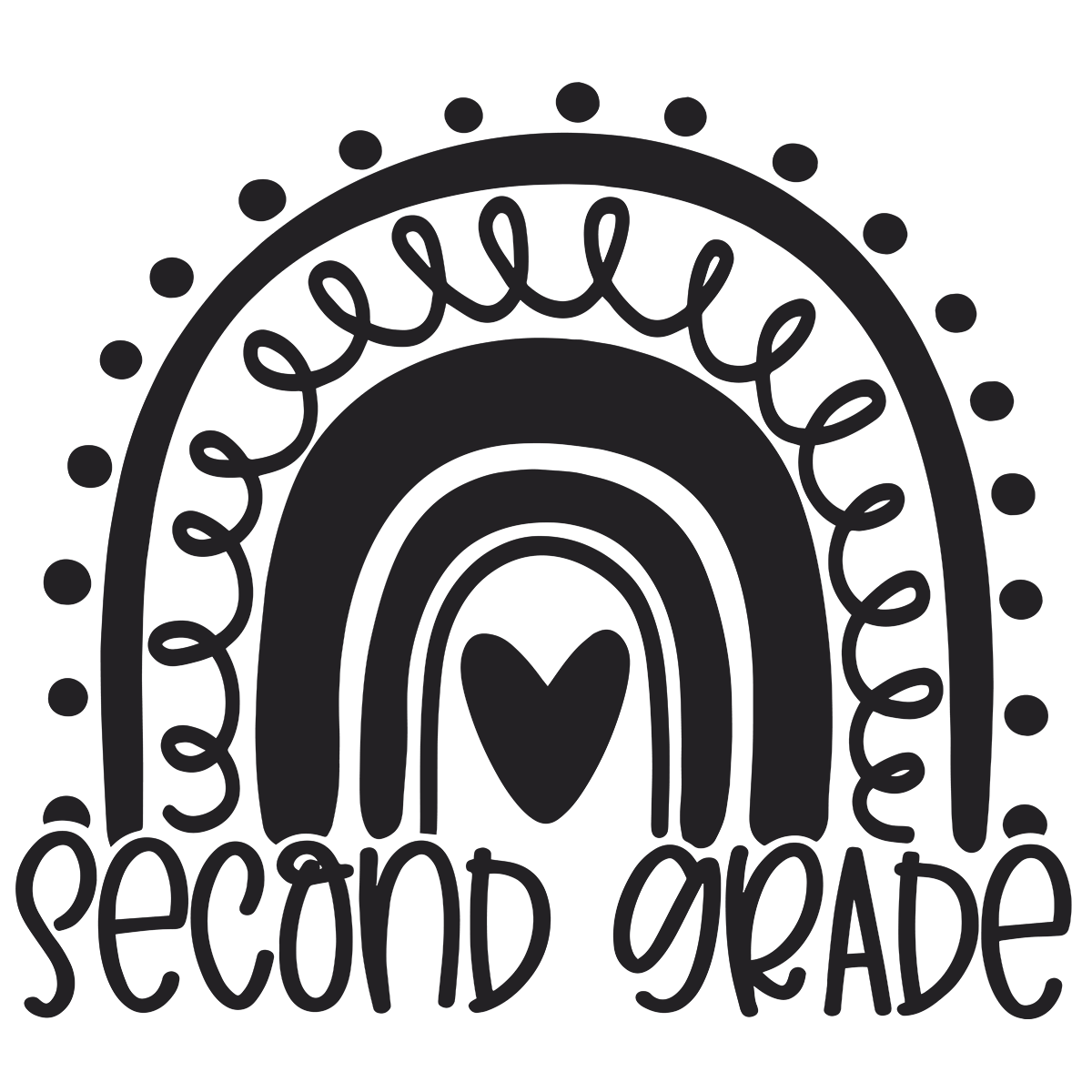 Grade 2 Vector Second grade svg,svg,2nd grade svg, back to school svg, back | Inspire ...