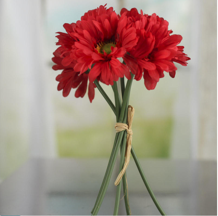Red Artificial Gerbera Daisy Bundle | Inspire Uplift
