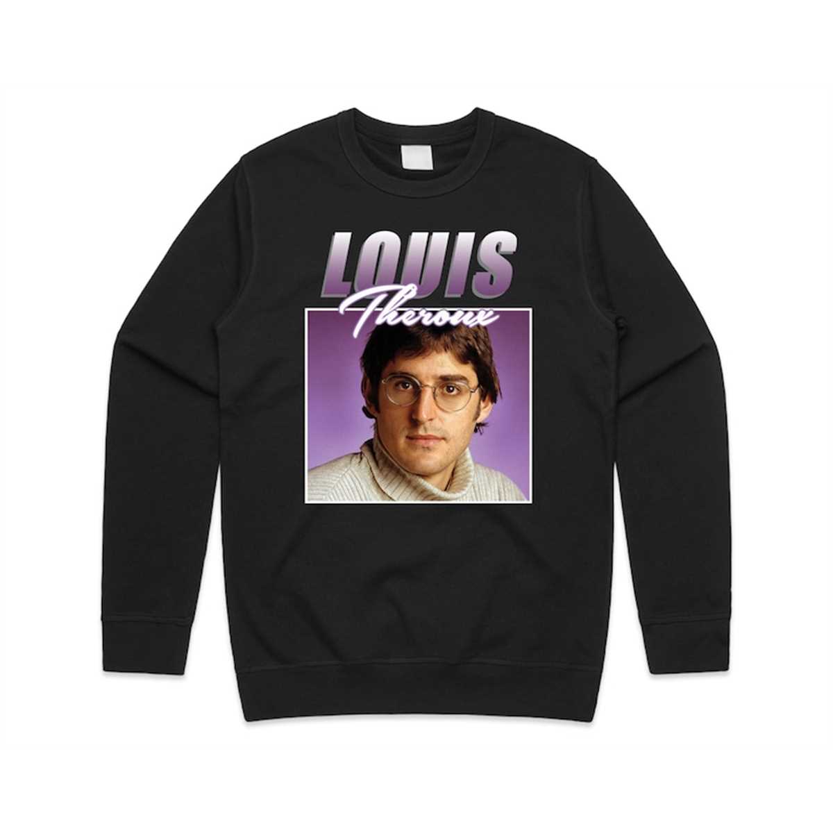 Louis Theroux Homage Jumper Sweater Sweatshirt Retro 90's Vintage Funny TV  Documentary Icon