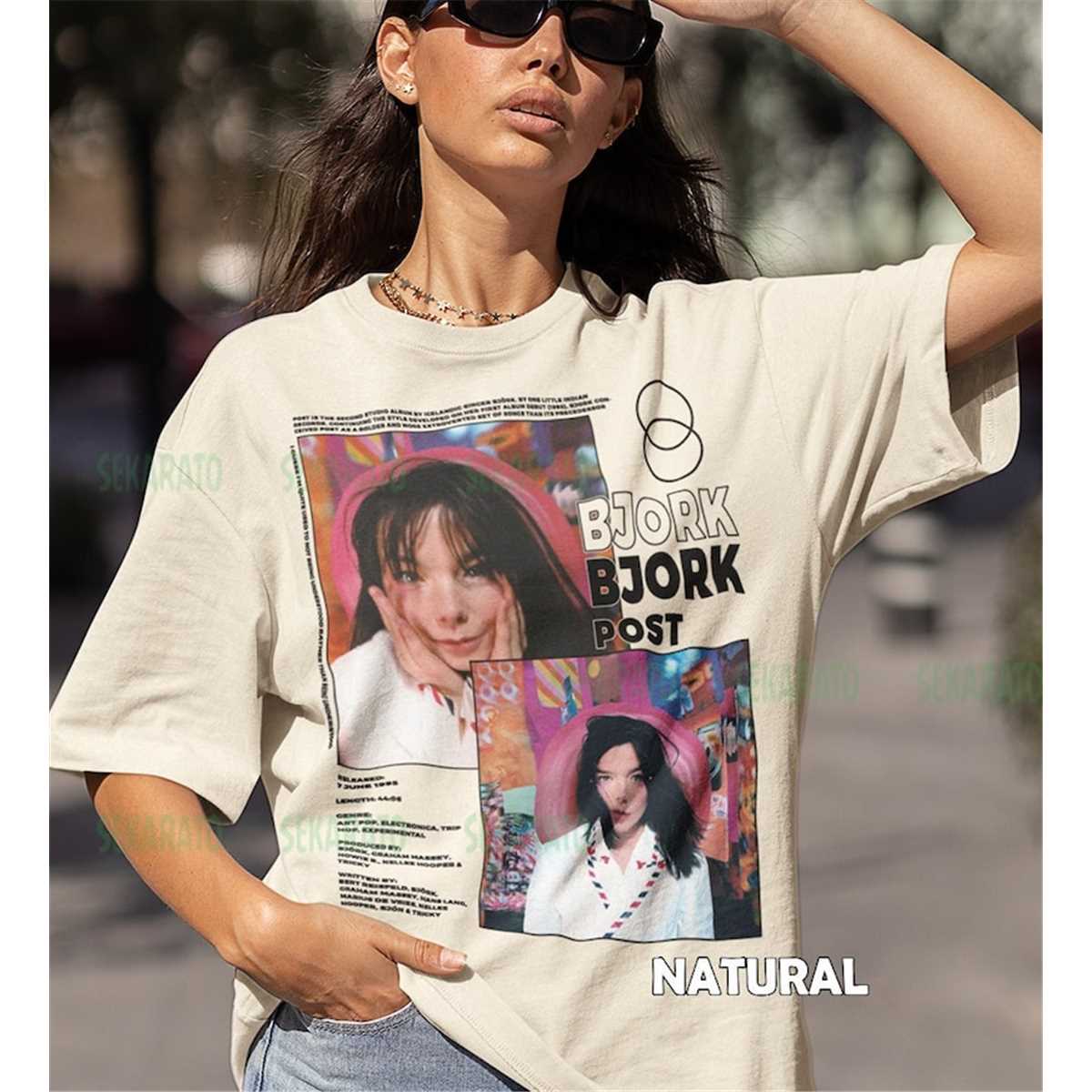 Post - Bjork Tshirt | Vintage Style Music T-shirt | Music In