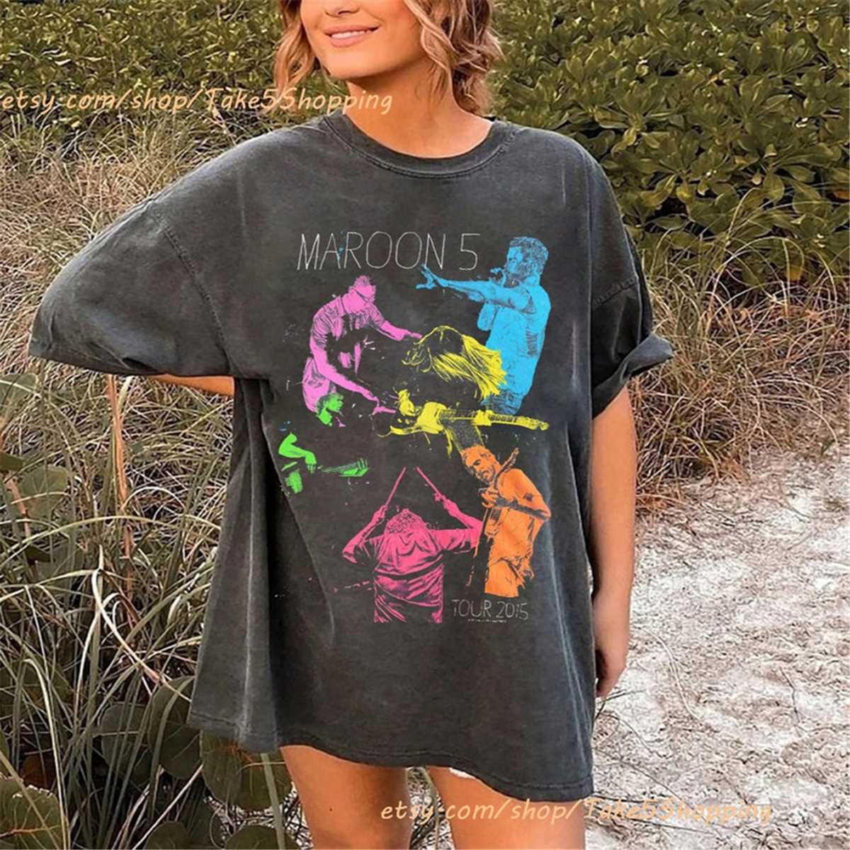 Vintage Maroon 5 Partners Tour 2015 tee Shirt | Inspire Uplift