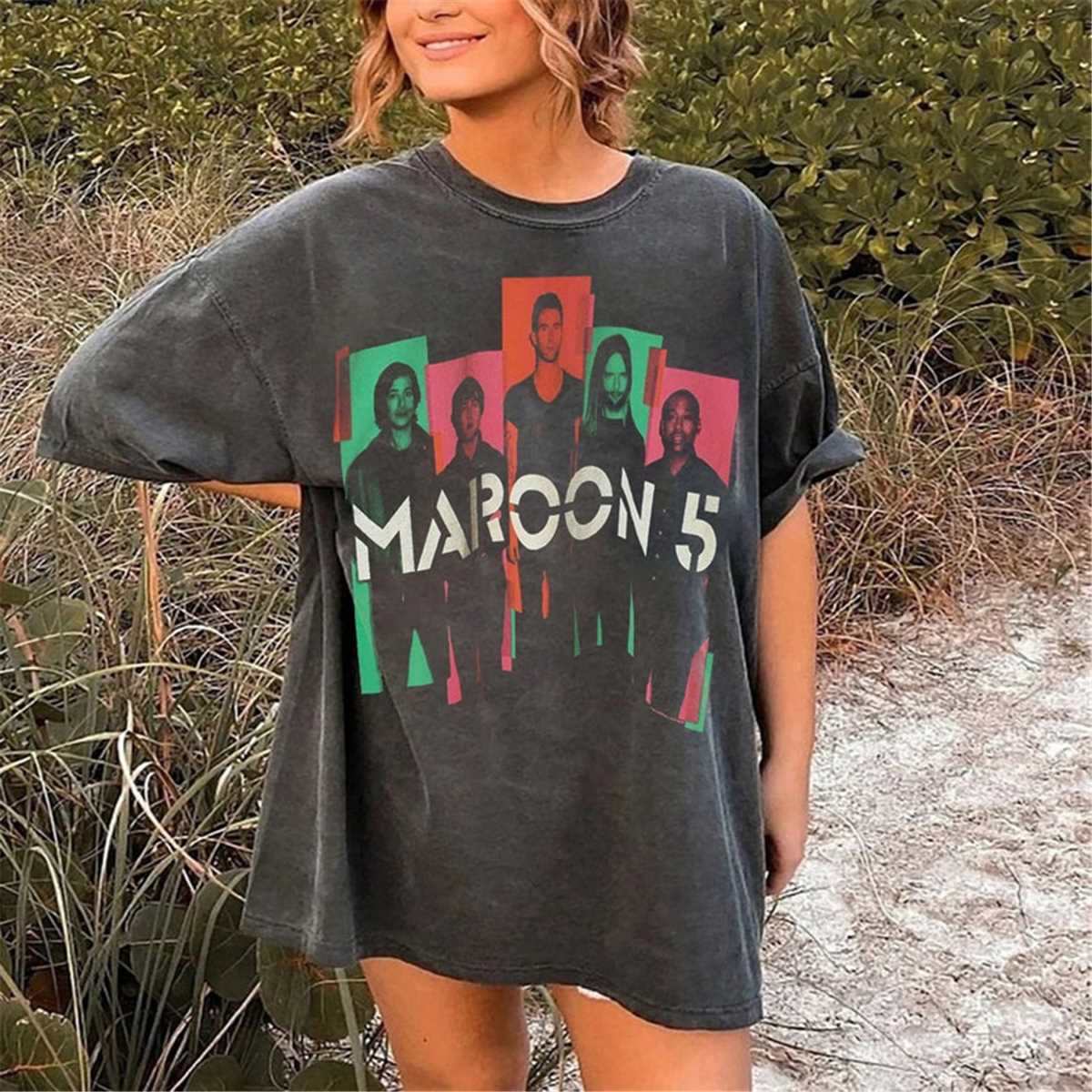 MAROON5 マルーンファイブ 2015 WORLD TOUR T-Shirt