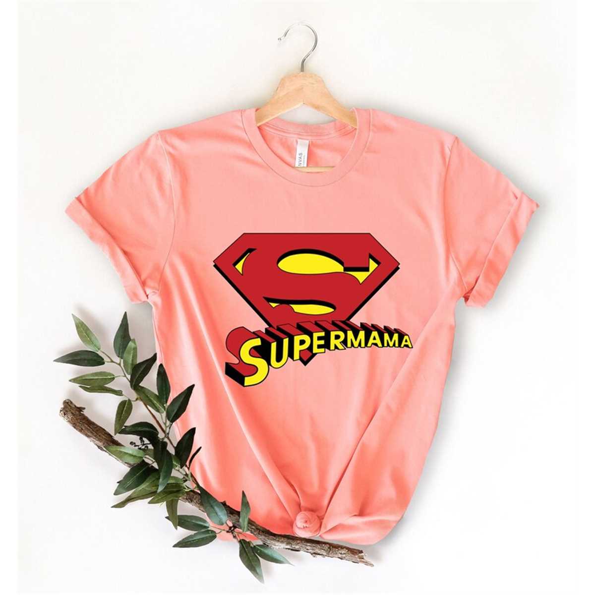 Super Mom Logo T-Shirt, Super Mama Tee, Funny Superhero Gift