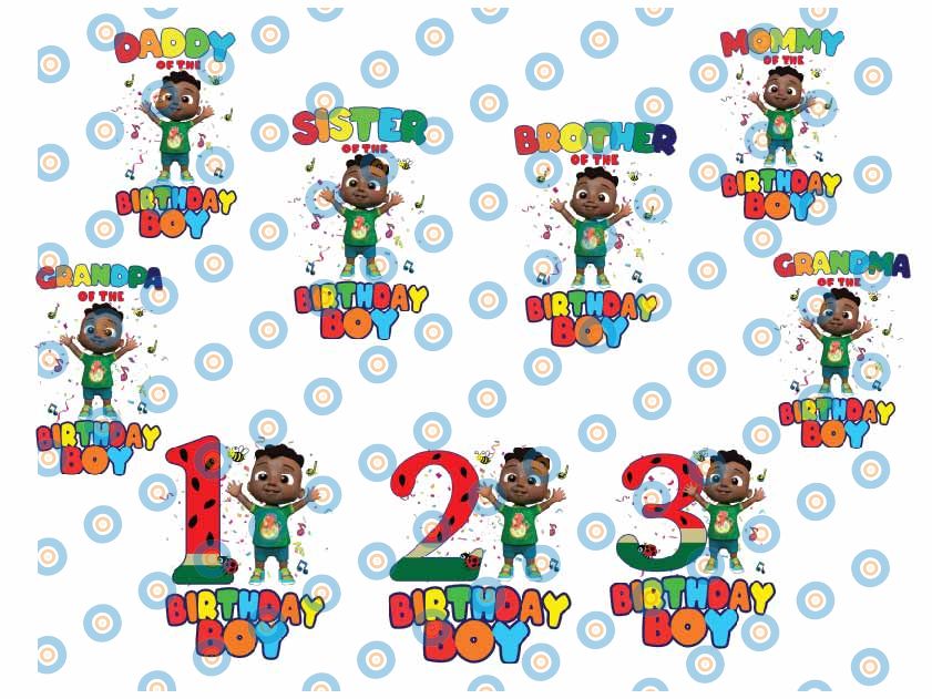 African American CocoMelon Birthday Png/ Cocomelon Birthday - Inspire