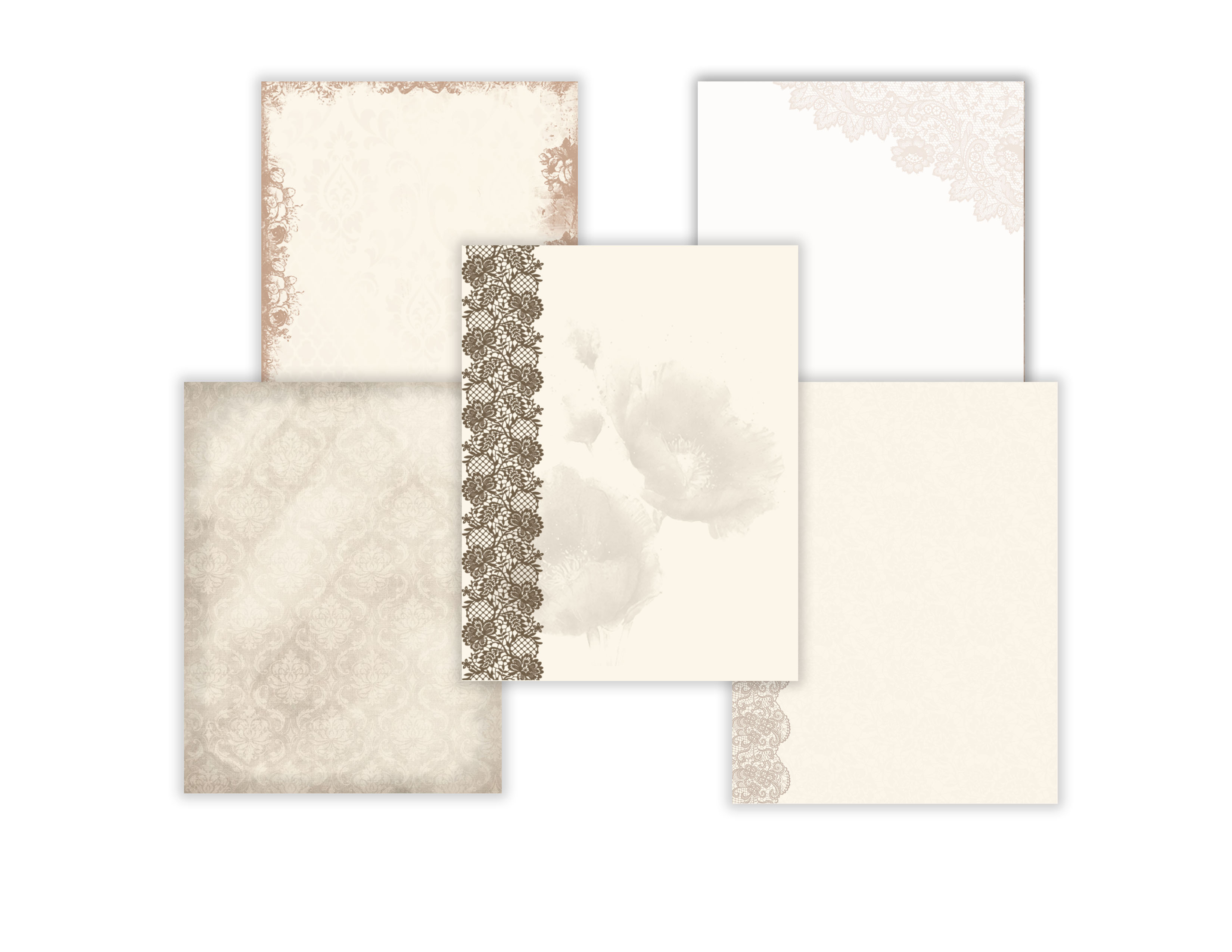 Collage Sheets Printable Pages Floral Pages Junk Journal Pag - Inspire ...