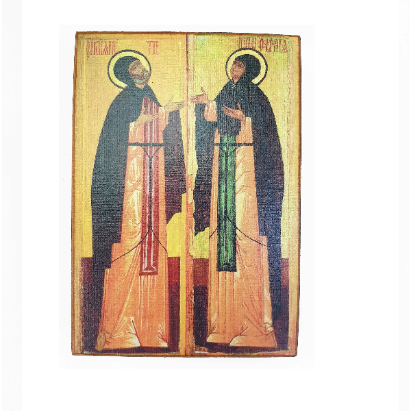 Large Orthodox wood Icon Peter and Fevronia of Murom - old C | Inspire ...