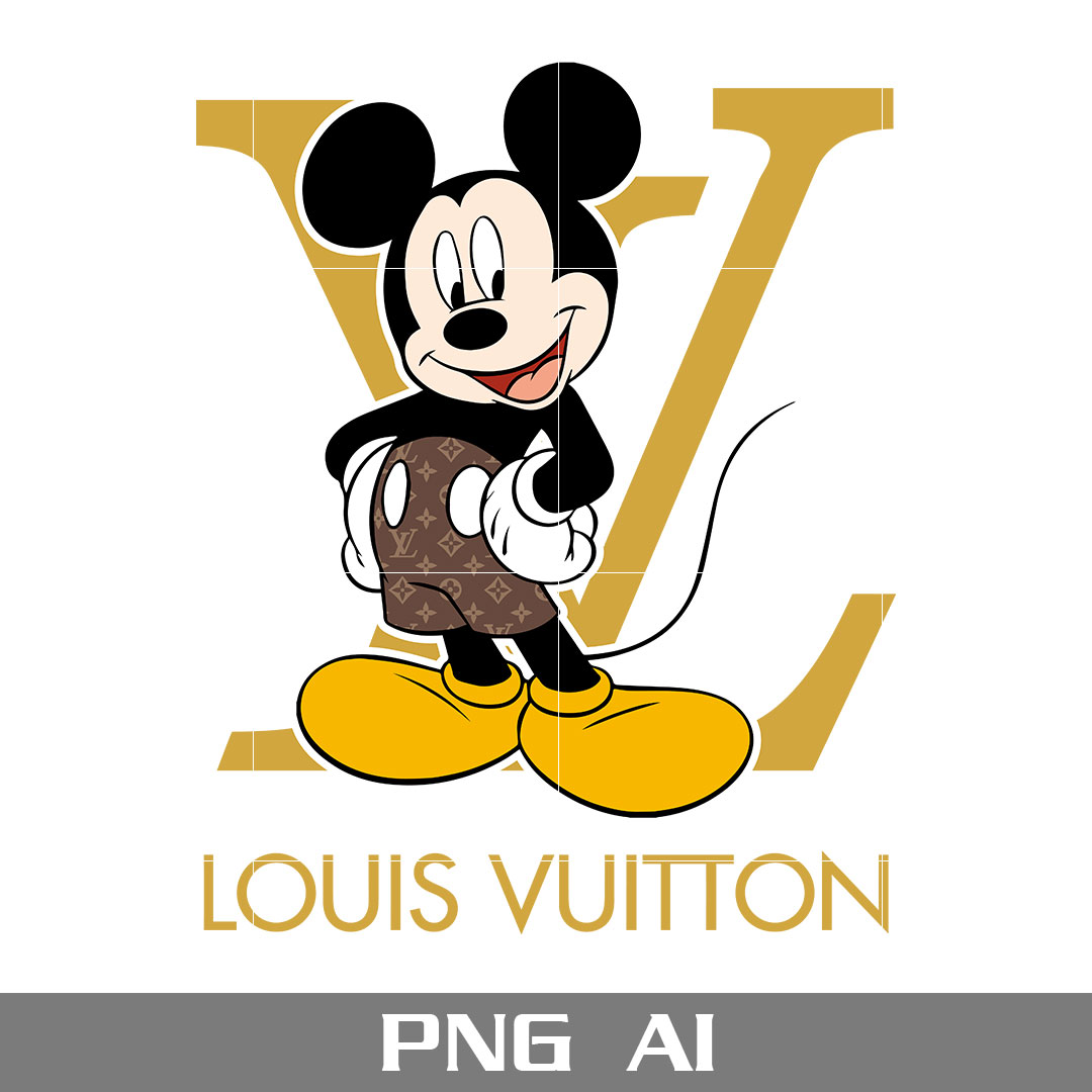 LV Mickey Louis Vuitton Png, Louis Vuitton Logo Png, Minnie
