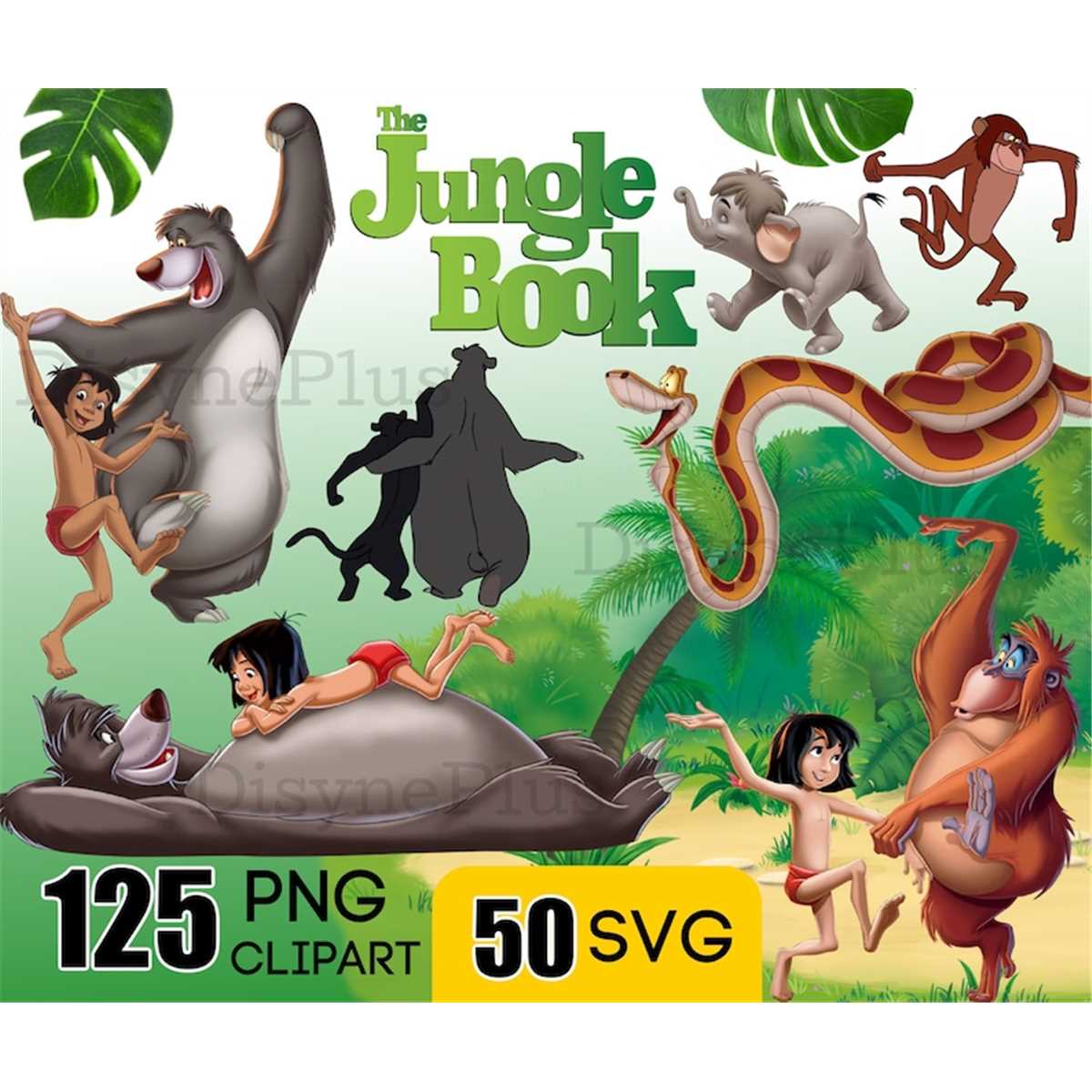 The Jungle Book PNG, Jungle Book Clipart, Jungle Book SVG, M Inspire
