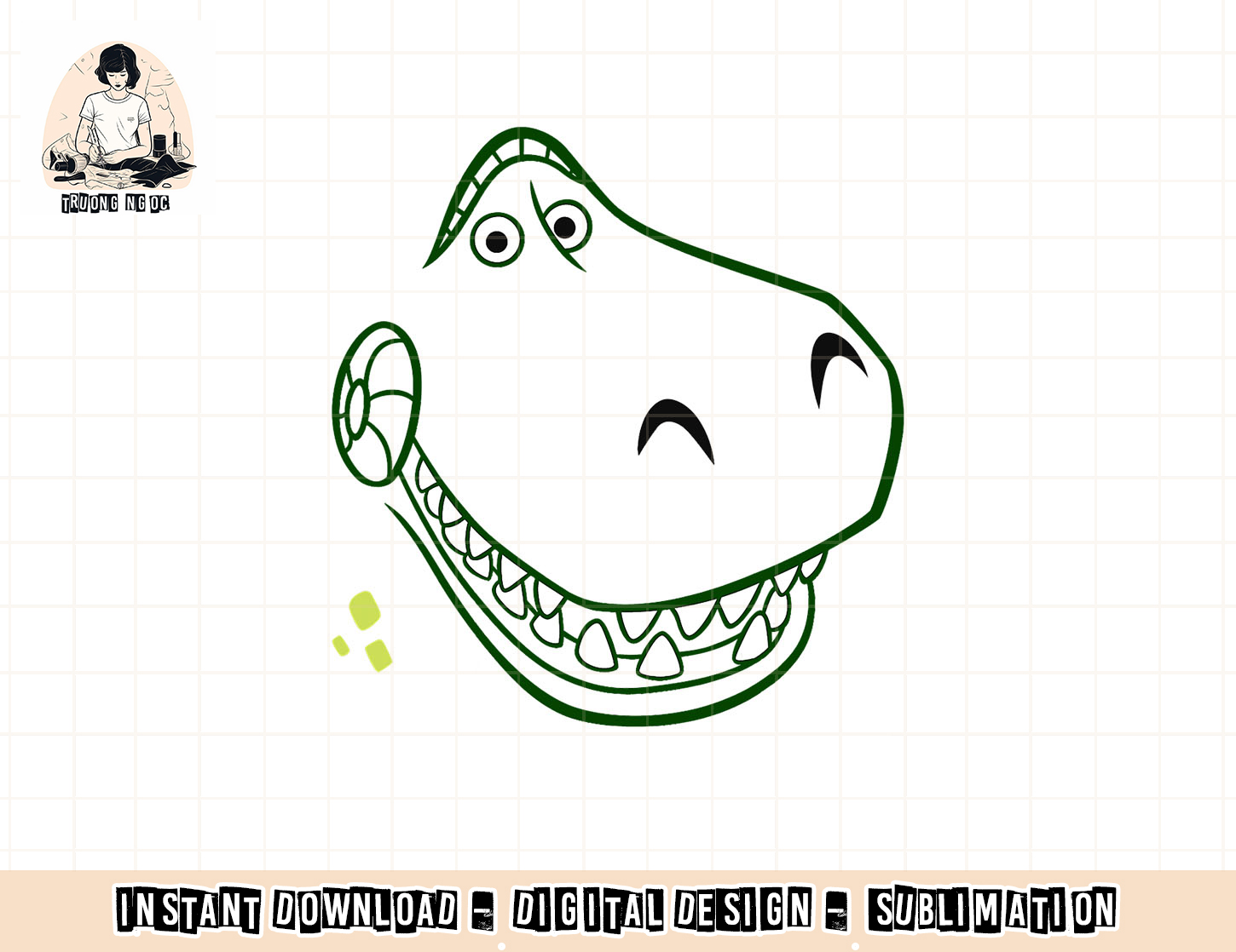Disney Pixar Toy Story Rex Halloween png, sublimation copy - Inspire Uplift