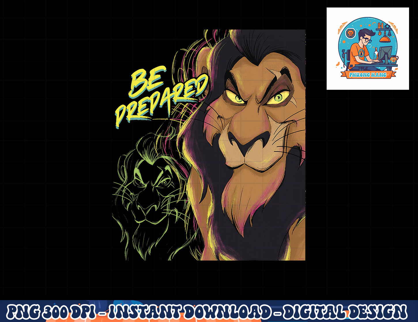 Disneys The Lion King Scar Be Prepared Villains Halloween pn | Inspire ...