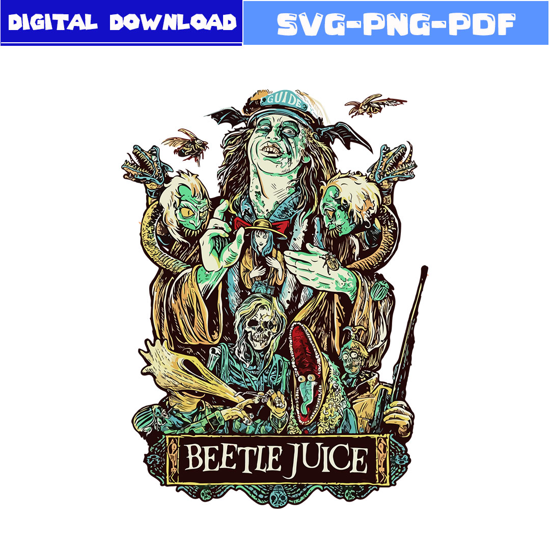 Beetlejuice Svg, Beetlejuice Halloween Svg, Horror Movie Svg | Inspire ...