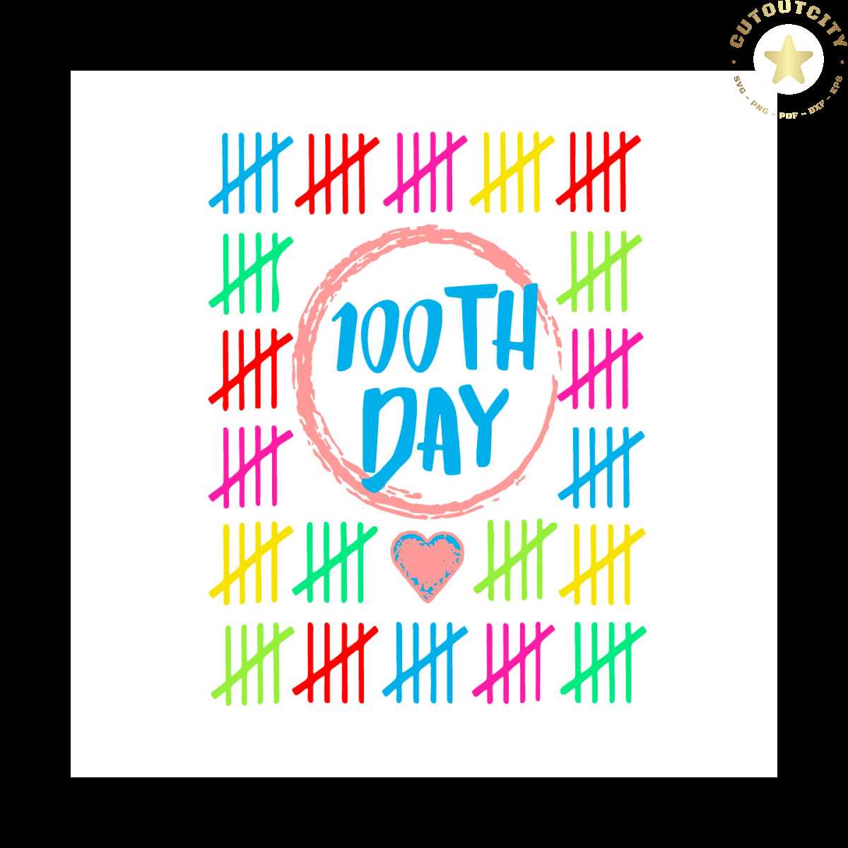 100 Days Smarter Counting Tally Marks 100Th Day Of School Sv | Inspire ...