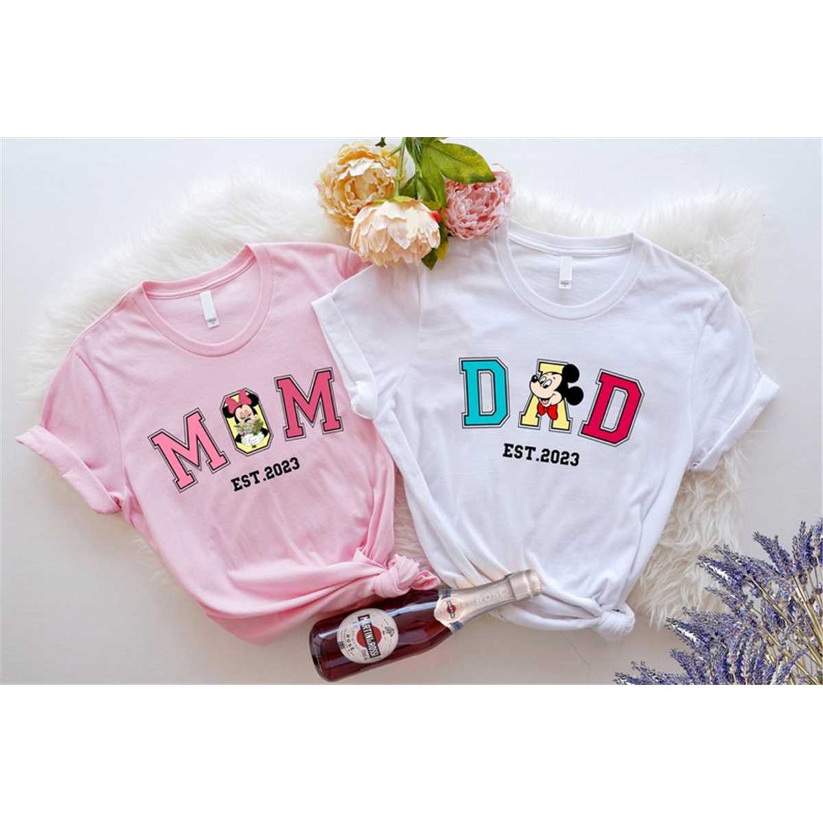Disney Minnie Minnie Mouse Mom And Dad Shirts Mom And Dad Disney