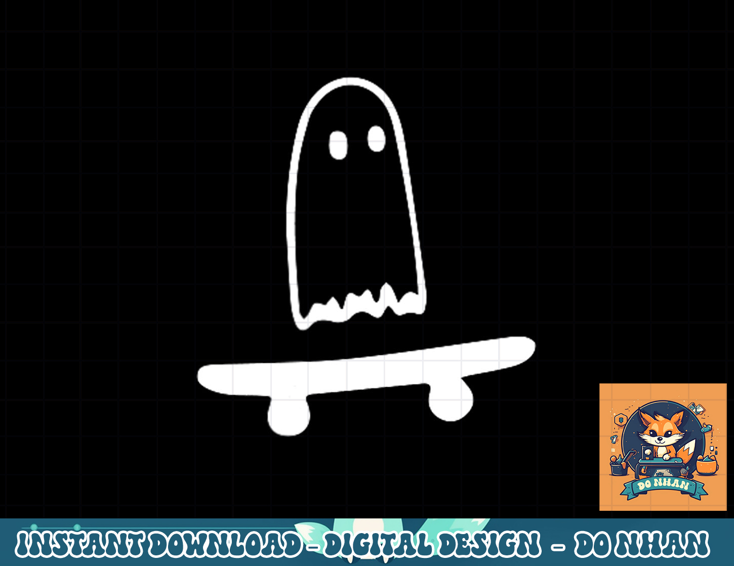 Ghost Skateboard Lazy Halloween Costume Funny Skateboarding Inspire