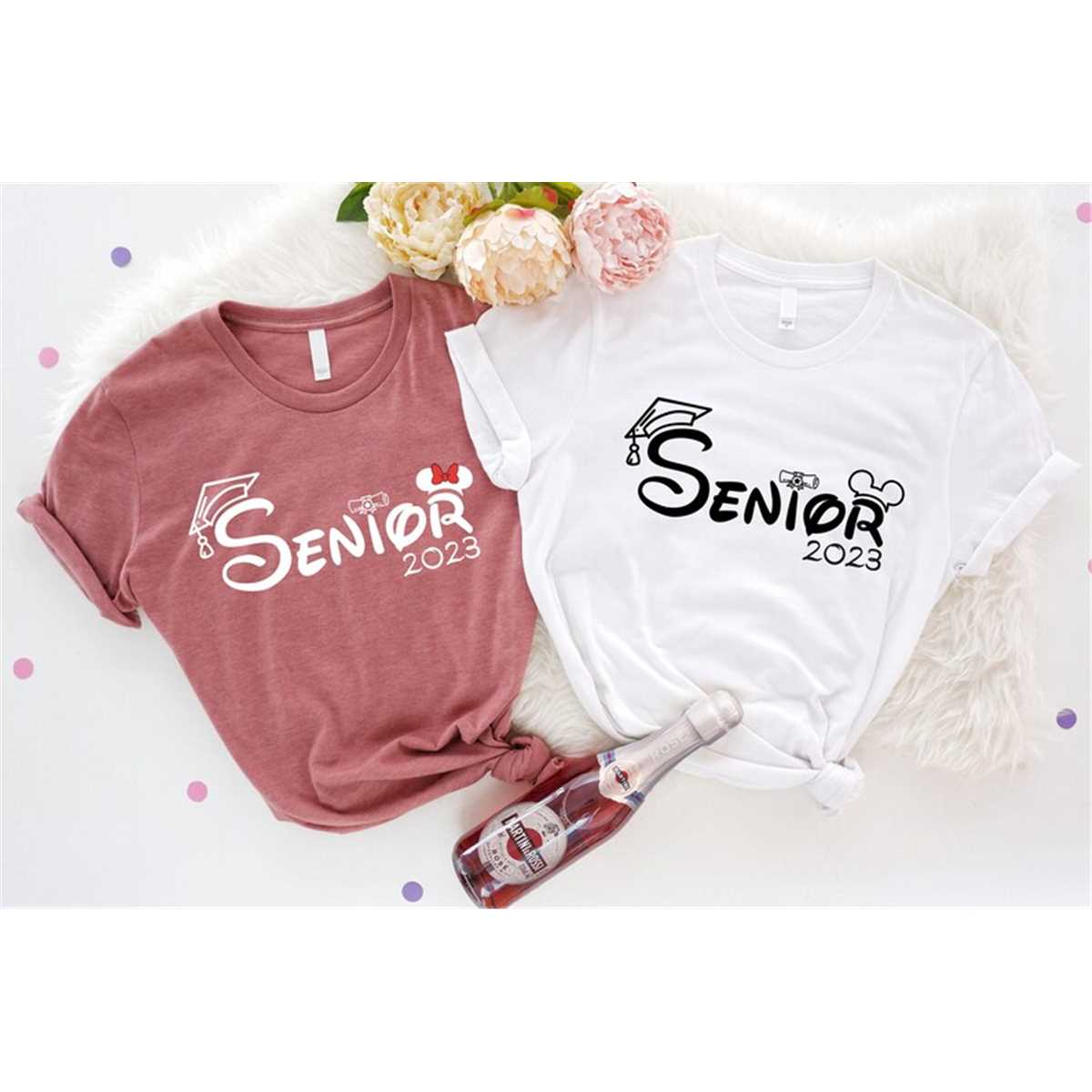 Disney 2023 Celebrating Our Senior Trip Shirt, Mickey- Minni