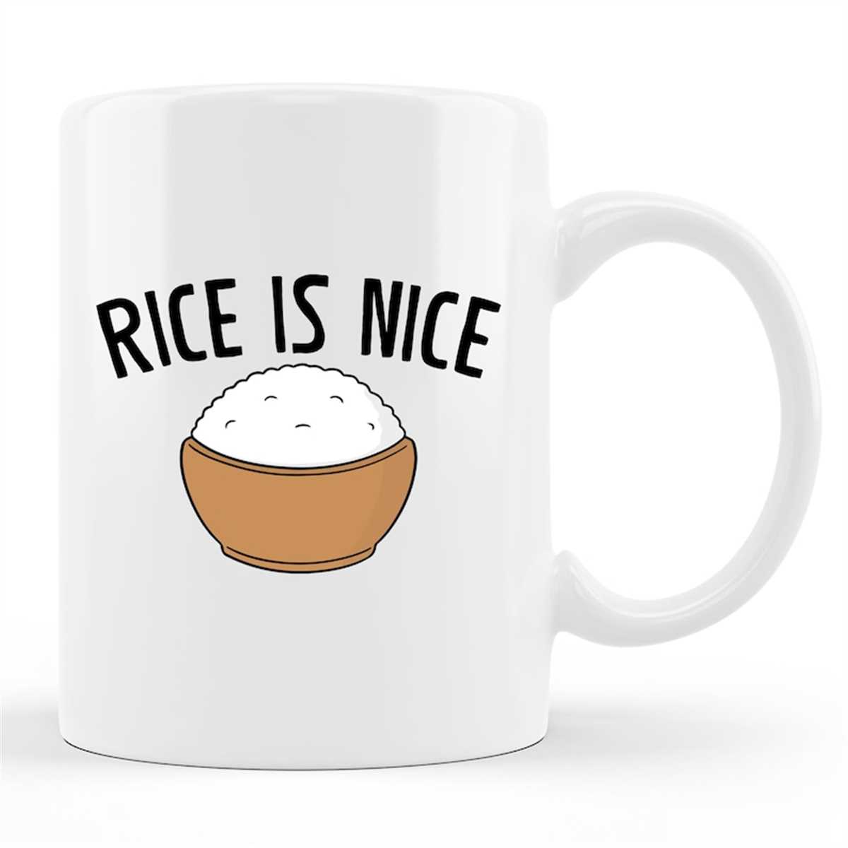 Rice Mug, Rice Gift, Rice Lover Mug, Fried Rice Mug, Rice Bo | Inspire ...