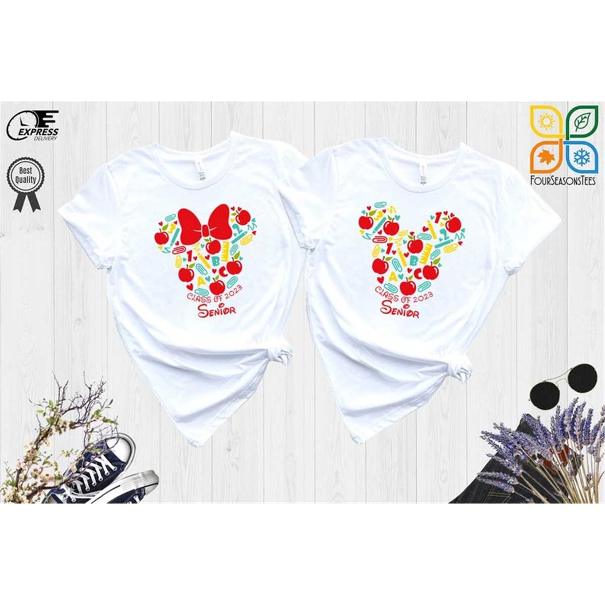 Disney Graduation Shirt, Mickey and Minnie Graduation Shirts