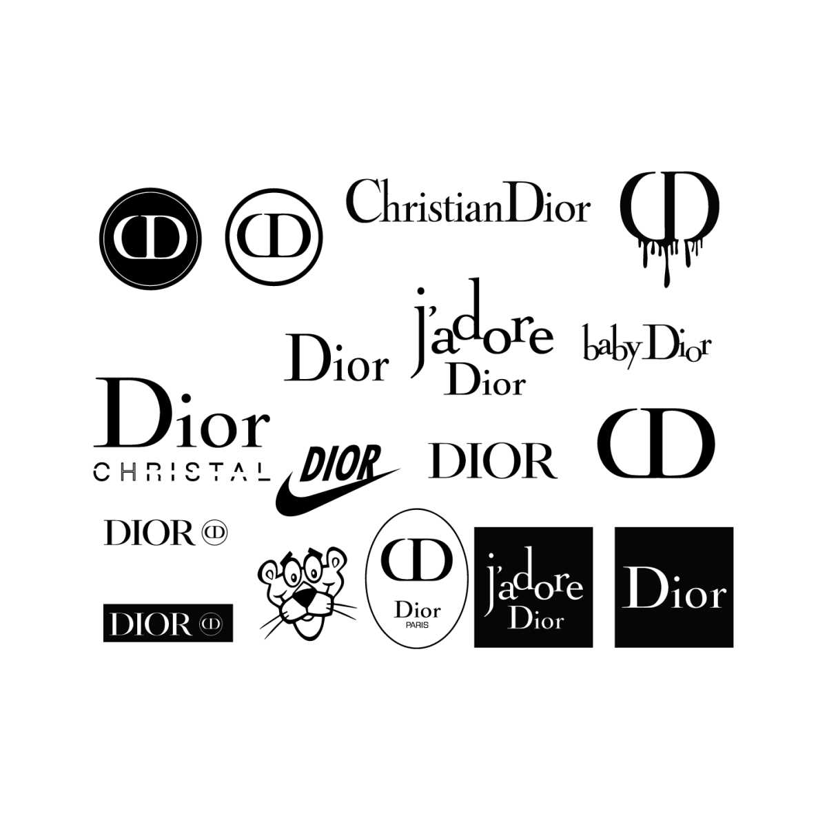Dior Logos Svg Bundle, Trending Svg, Dior Svg, Christian Dio