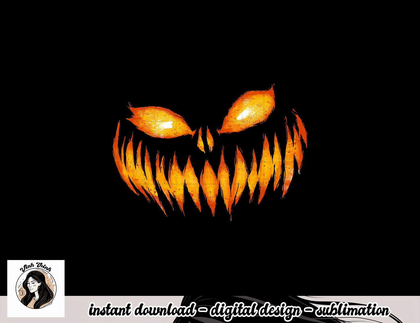 Jack O Lantern Scary Carved Pumpkin Face Halloween Costume p | Inspire ...