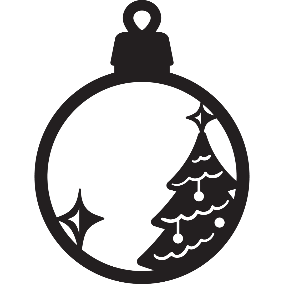 christmas baubles, laser cut, cut files, teardrop bauble, ch | Inspire ...