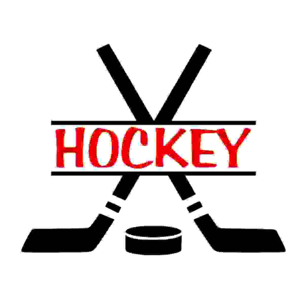 Hockey SVG, Hockey Name Frame SVG, Digital Download, Cut Fil Inspire