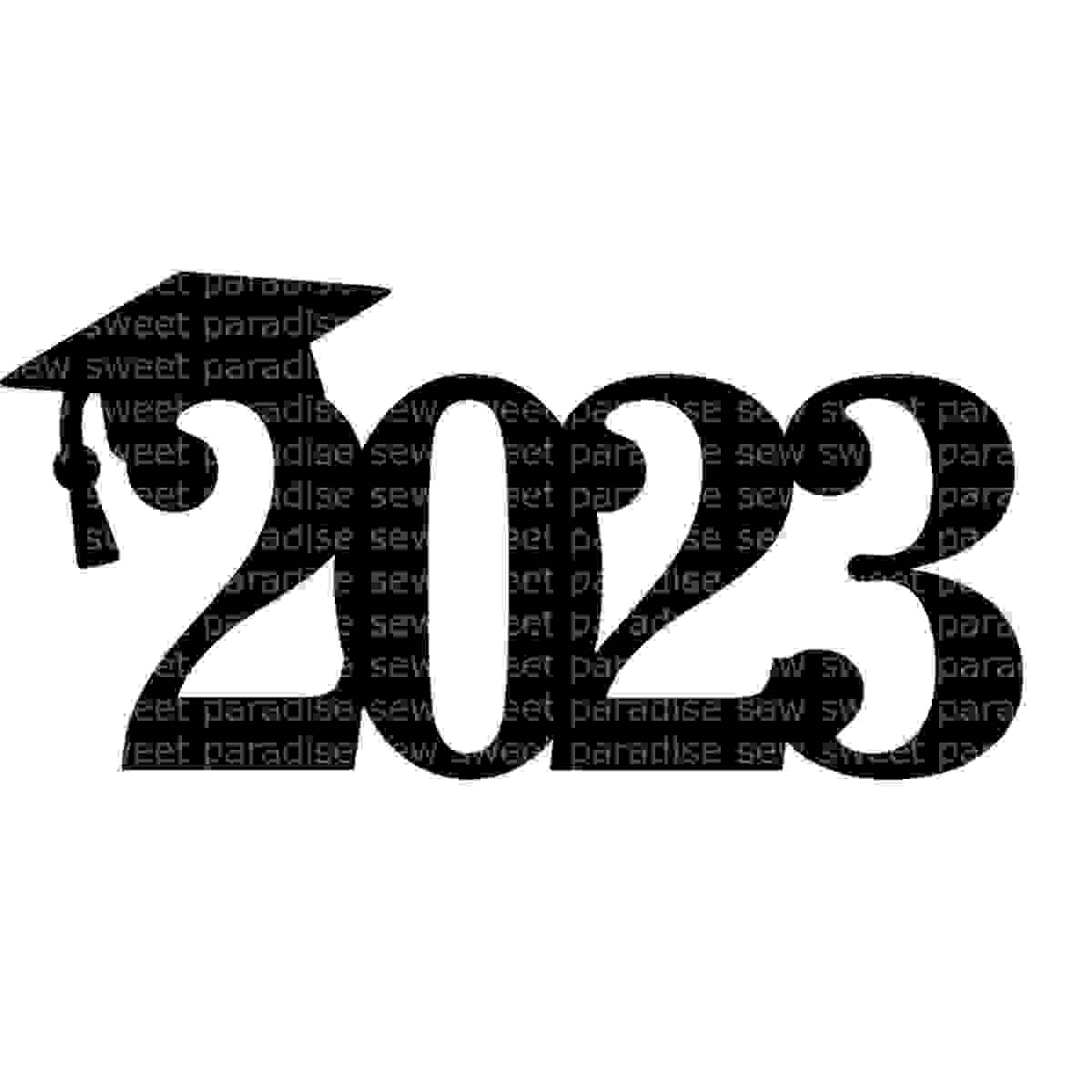 Graduation Svg Cake Topper Svg Senior 2023 Svg Digital Do Inspire