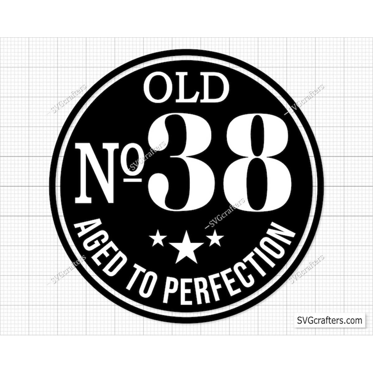 38th Birthday Svg Png, 38th svg, Aged to perfection svg, 38 | Inspire ...