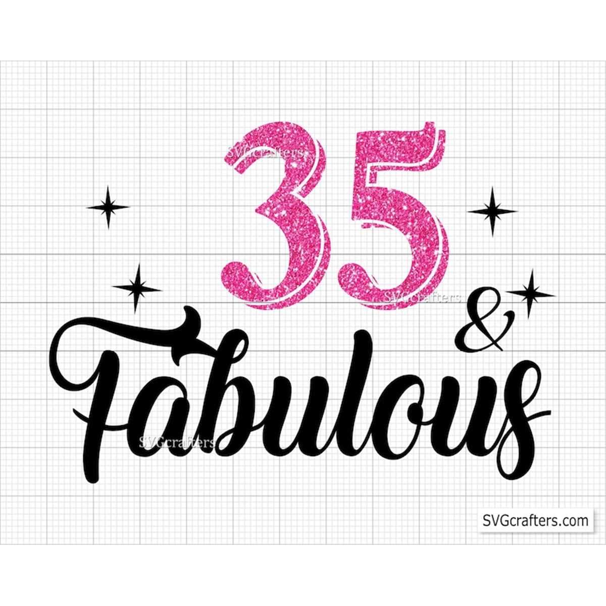35th Birthday Svg Png, 35th svg, Aged to perfection svg, 35 - Inspire ...