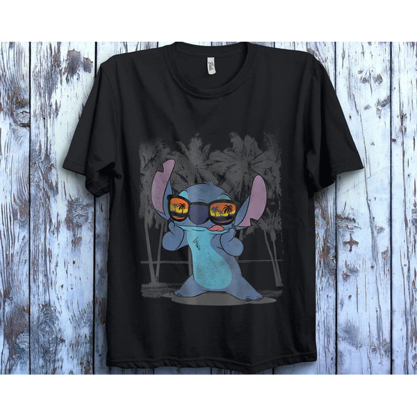Lilo Stitch Beach Graphic T-Shirt main image 0