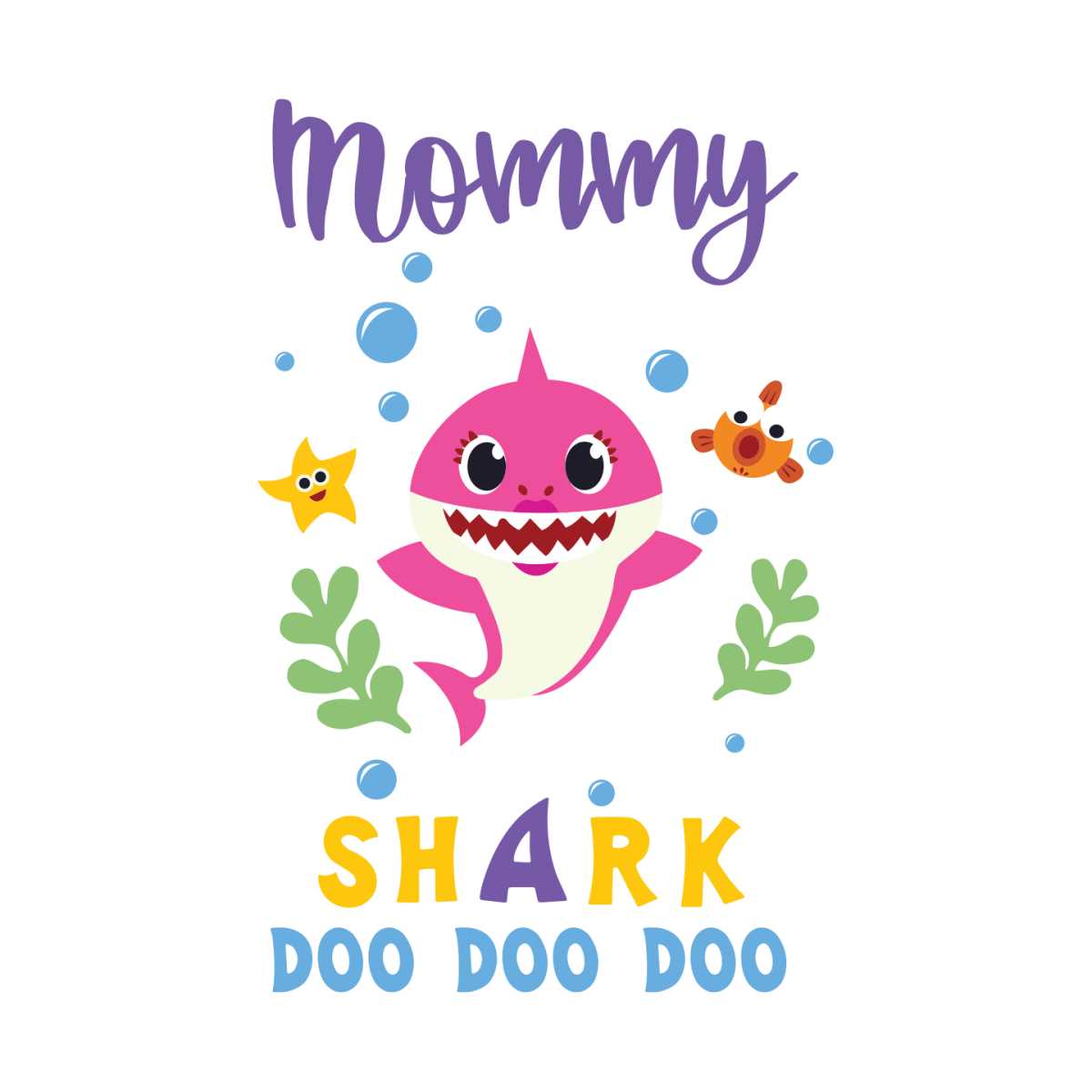 Mommy Shark Doo Doo Doo Svg, Family Svg, Mommy Shark Svg, Ba | Inspire Uplift