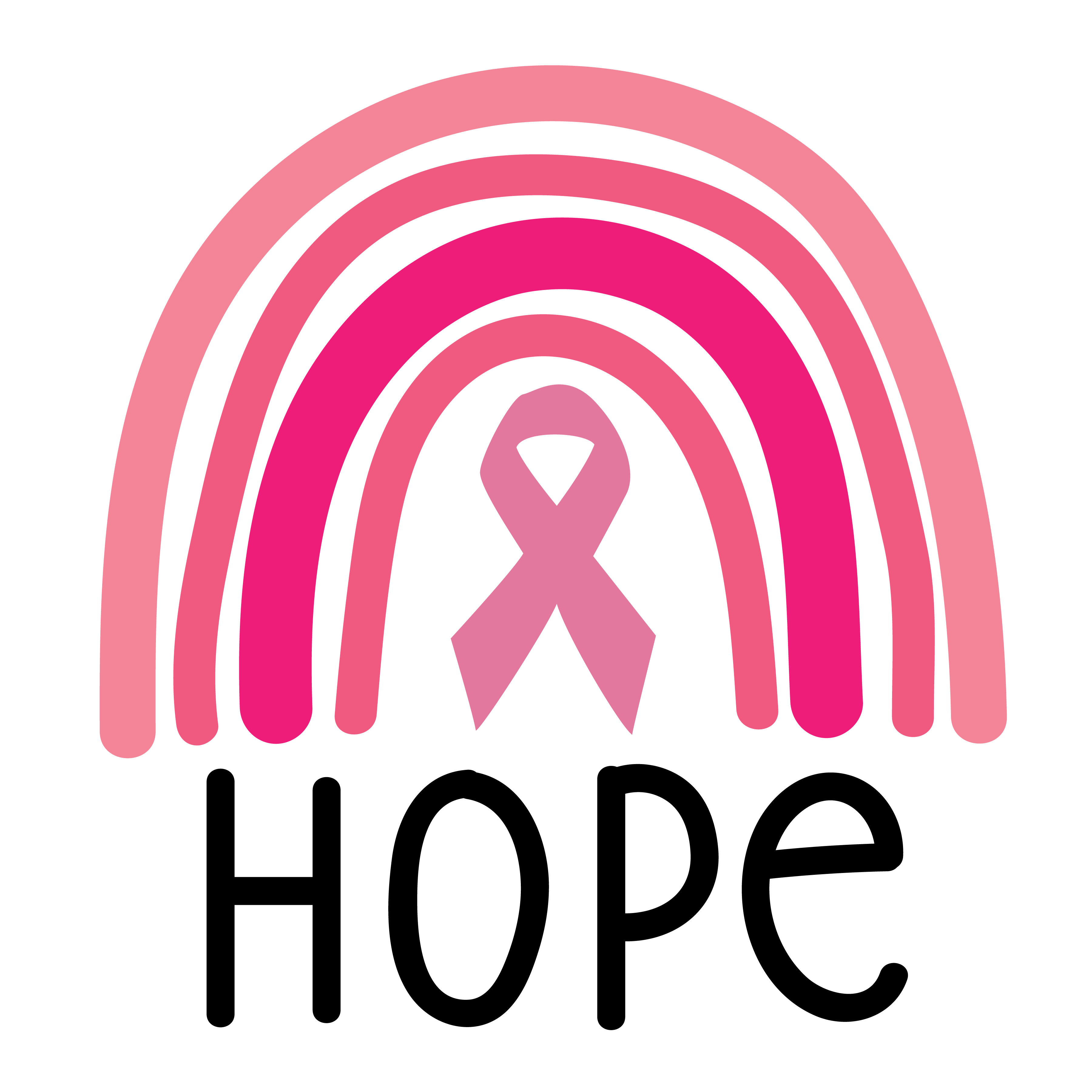 Breast Cancer SVG, Pink Awareness Ribbon Svg, Breast Cancer Inspire