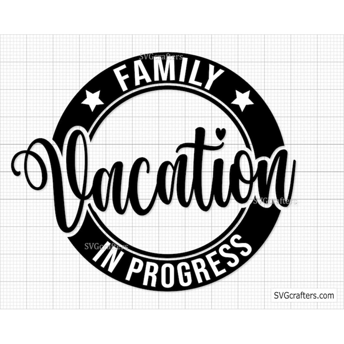 Family Vacation In Progress Svg Png, Warning svg, Trip In Pr | Inspire ...