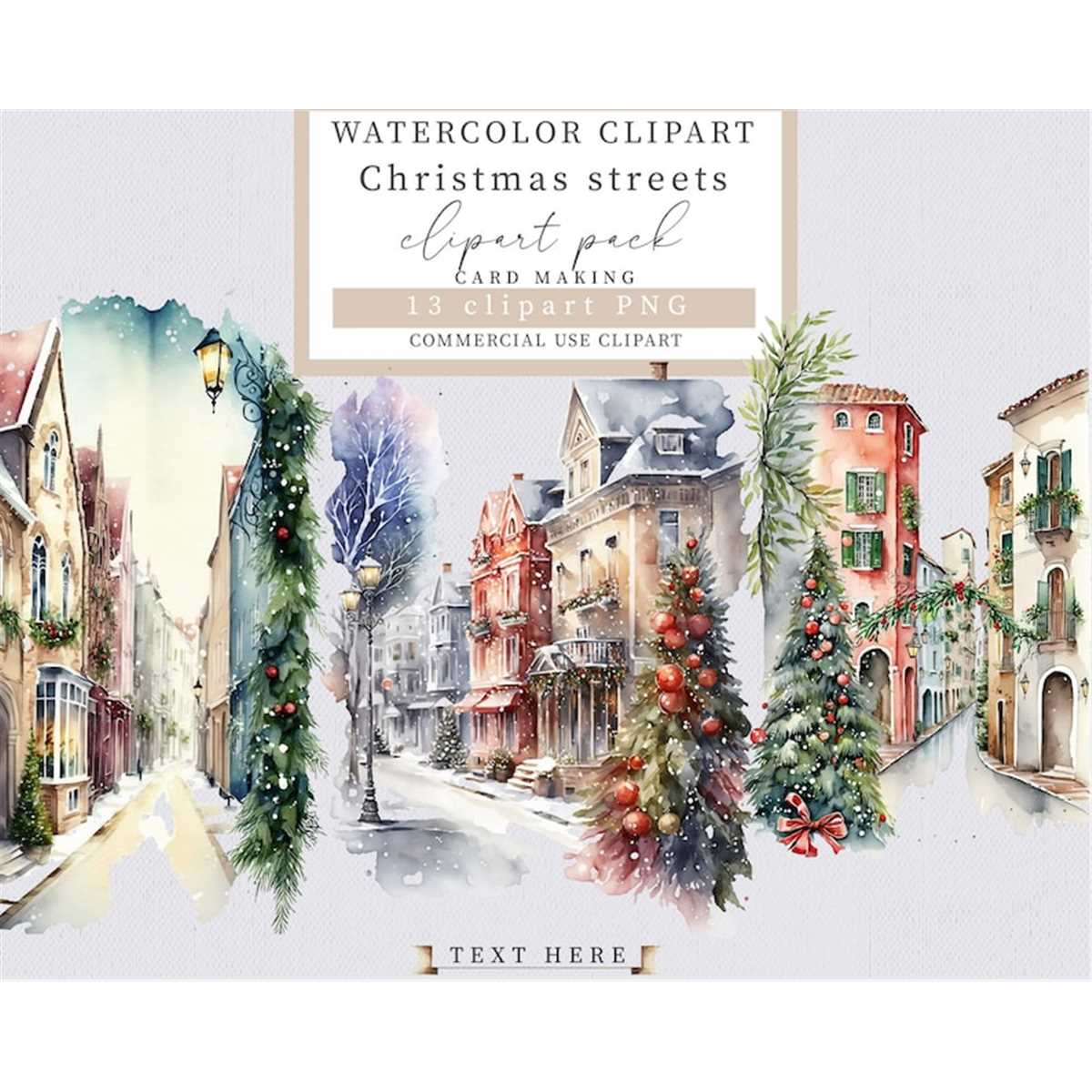 Christmas street clip art, Christmas clip art, Holiday clip - Inspire