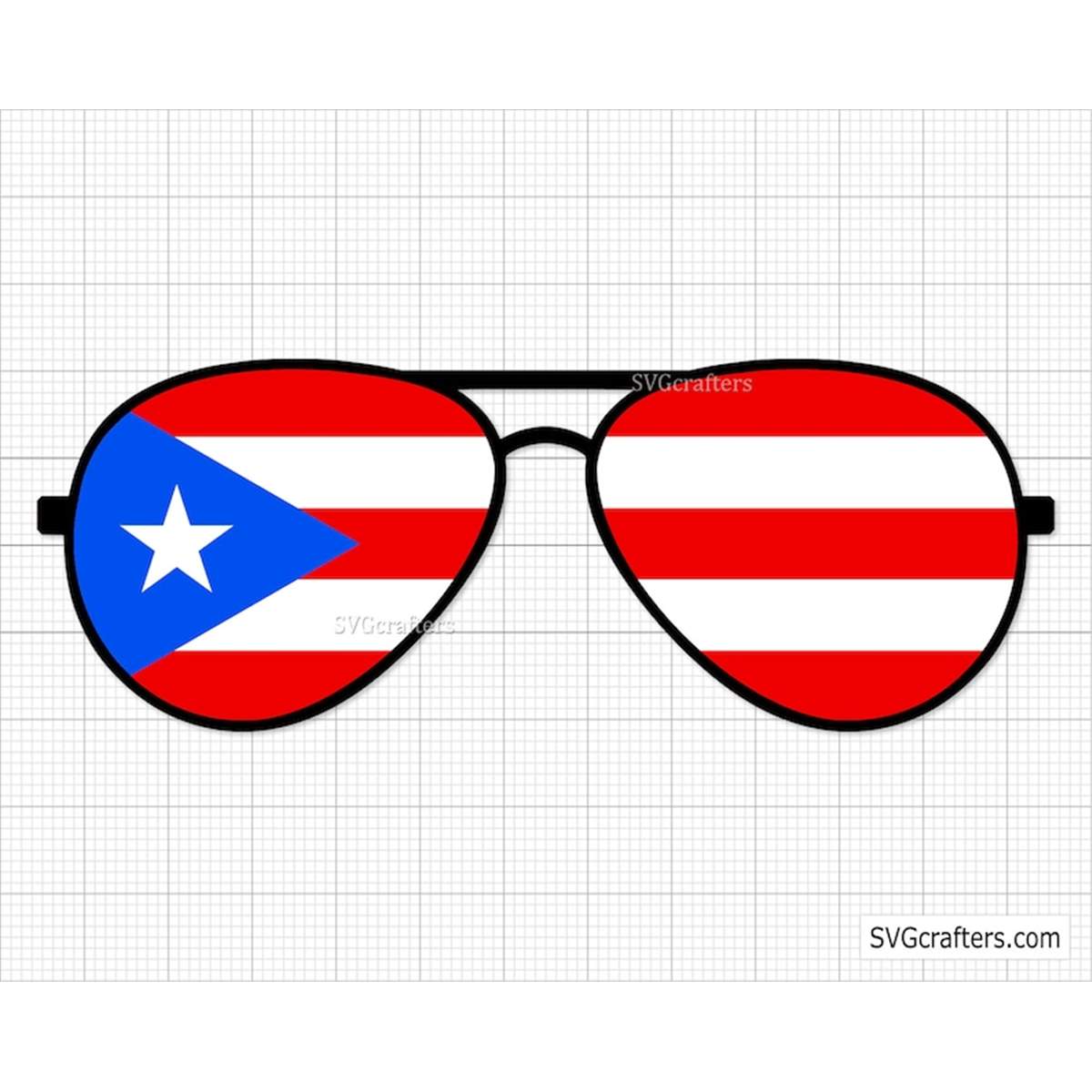 Puerto Rico Sunglasses svg, puerto rican svg, puerto rico sv Inspire