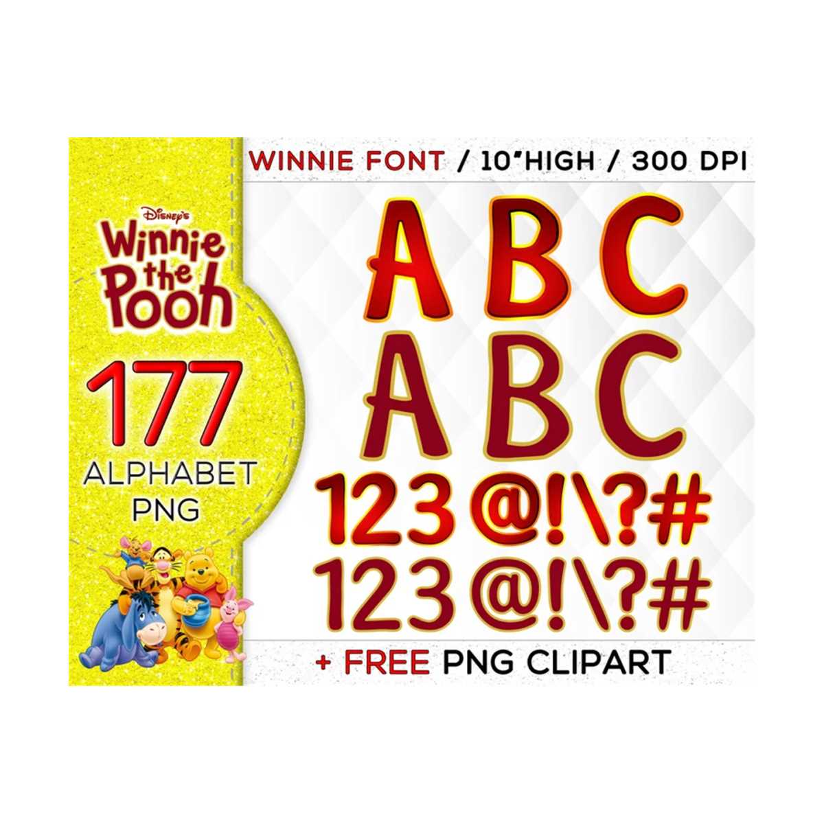 Winnie The Pooh Alphabet Png, Winnie Font Png, Winnie Png | Inspire Uplift