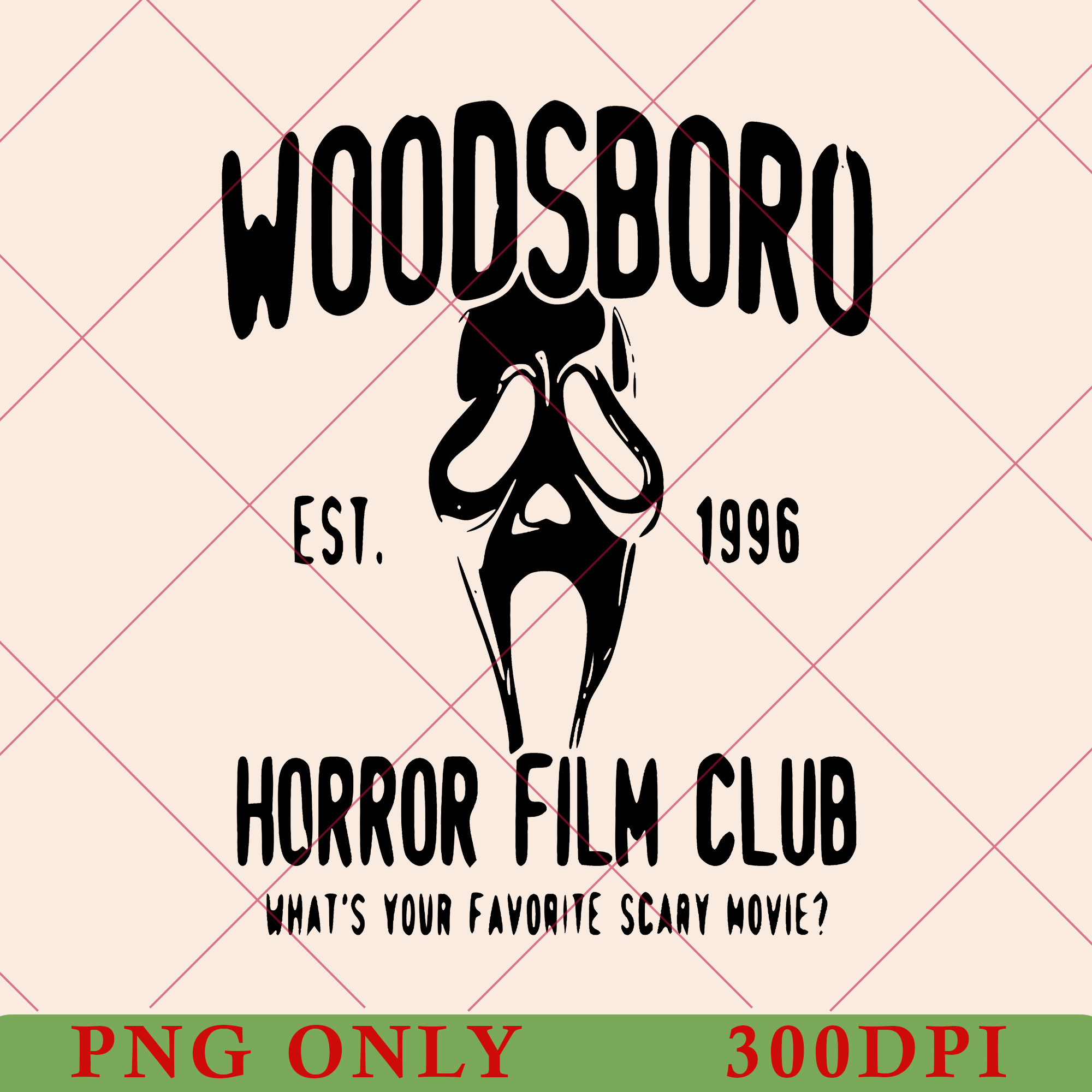 Scream Ghostface Horror Halloween Png File Digital Downloa Inspire