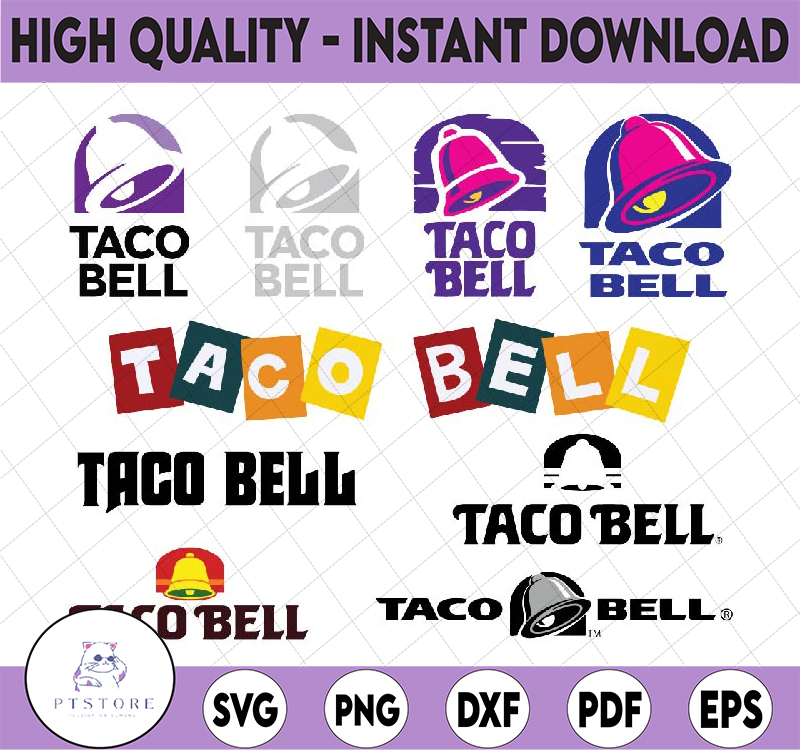 Taco Bell Vector Svg Eps Dxf Png High Res Jpg Pdf Webp Inspire 