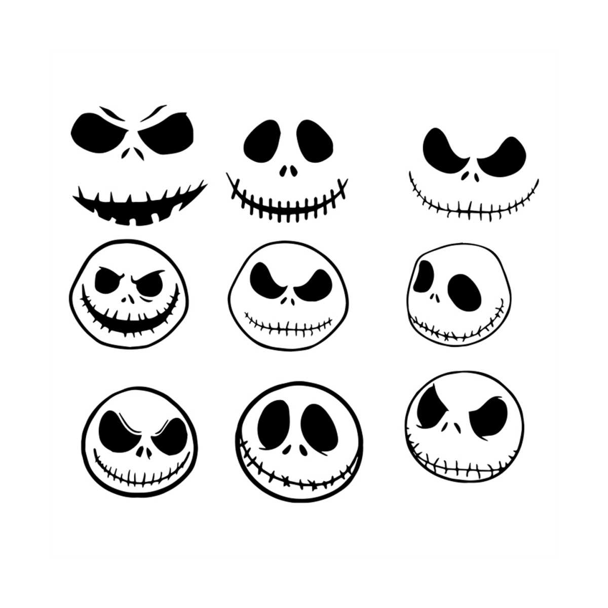 The Nightmare Before Halloween Jack Skellington Face Svg, Ha | Inspire Uplift the-nightmare-before-halloween-jack-skellington-face-svg-ha-inspire-uplift