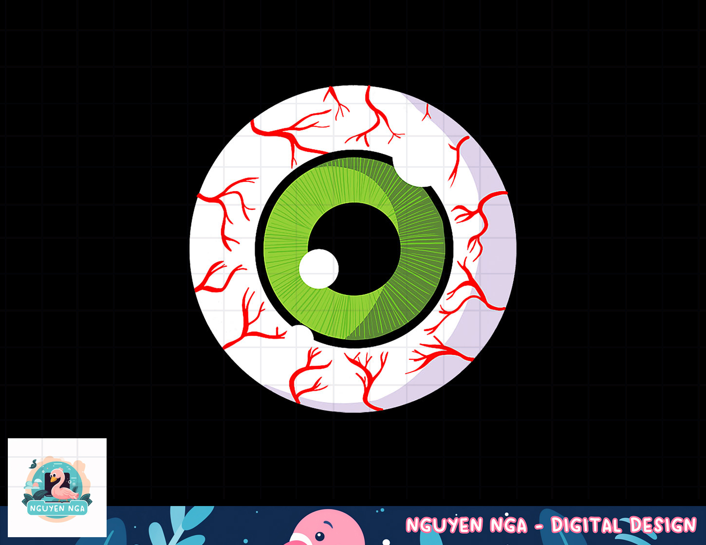 Spooky Scary Eyeball funny Halloween Eyeball png, sublimatio | Inspire ...