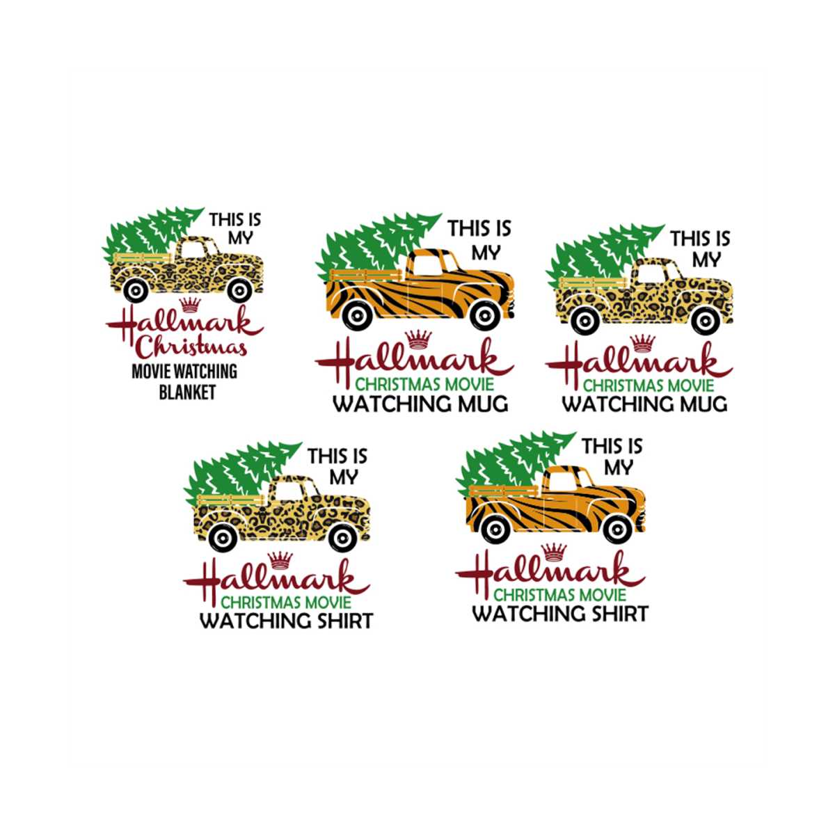 This Is My Hallmark Christmas Movie Watching Blanket Svg, Ch - Main Image