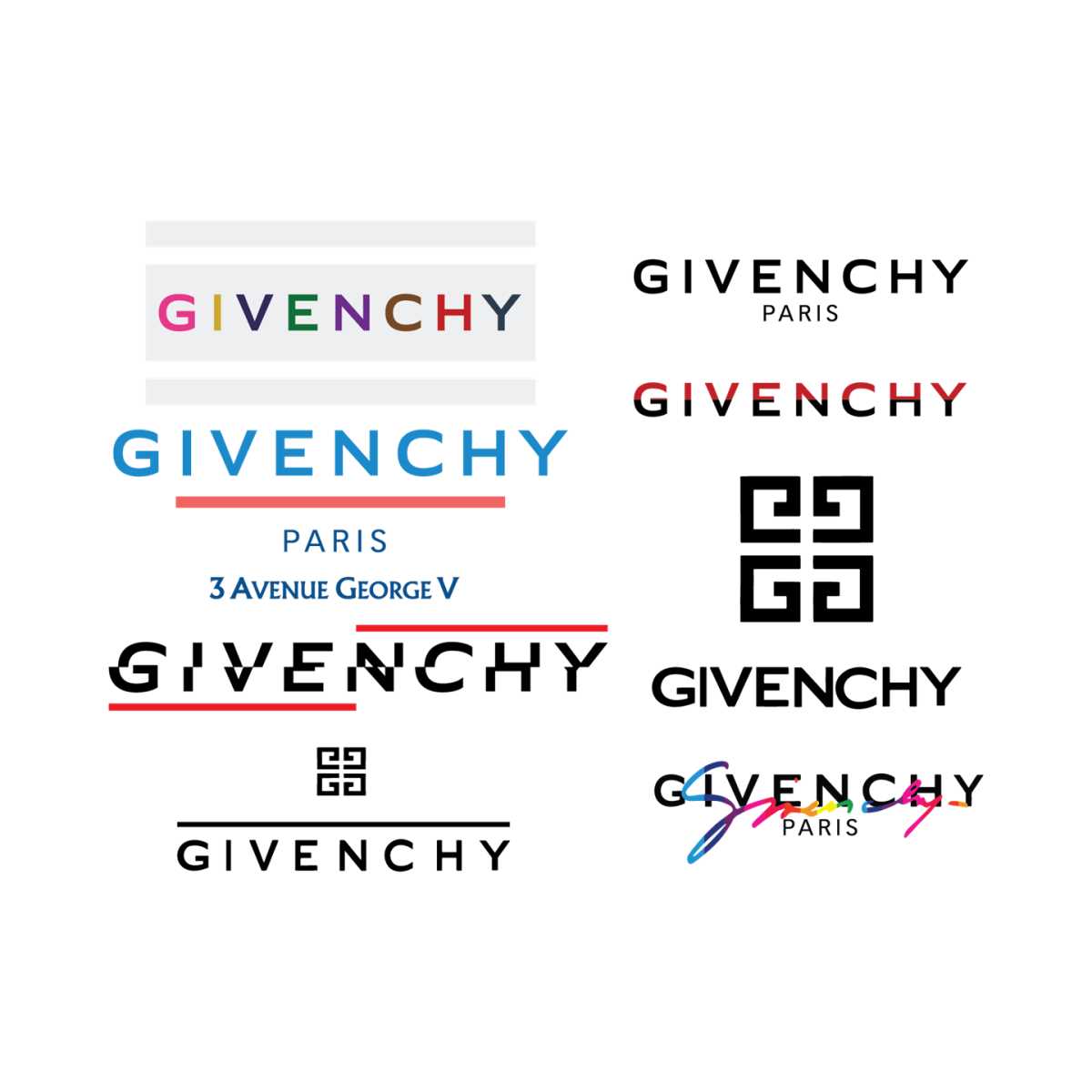 Givenchy Logos Bundle Svg, Trending Svg, Givenchy Svg, Given