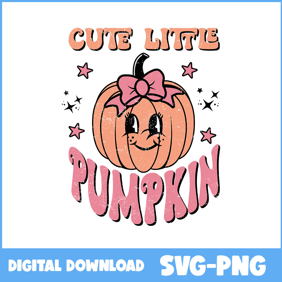 Cute Little Pumpkin Svg, Halloween Pumpkin Svg, Pumpkin Svg, - Inspire