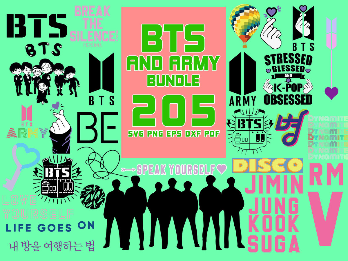 Files BTS And Army Bundle Svg, Trending Svg, Bangtan Boys Sv | Inspire ...