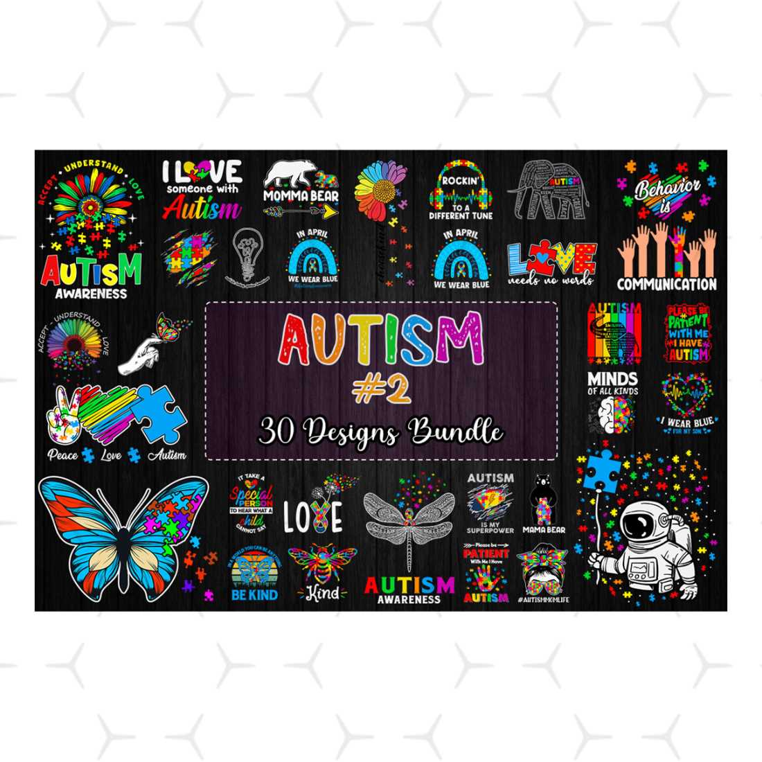 30 Designs Autism Bundle Svg, Autism Svg, Autism Awareness | Inspire Uplift