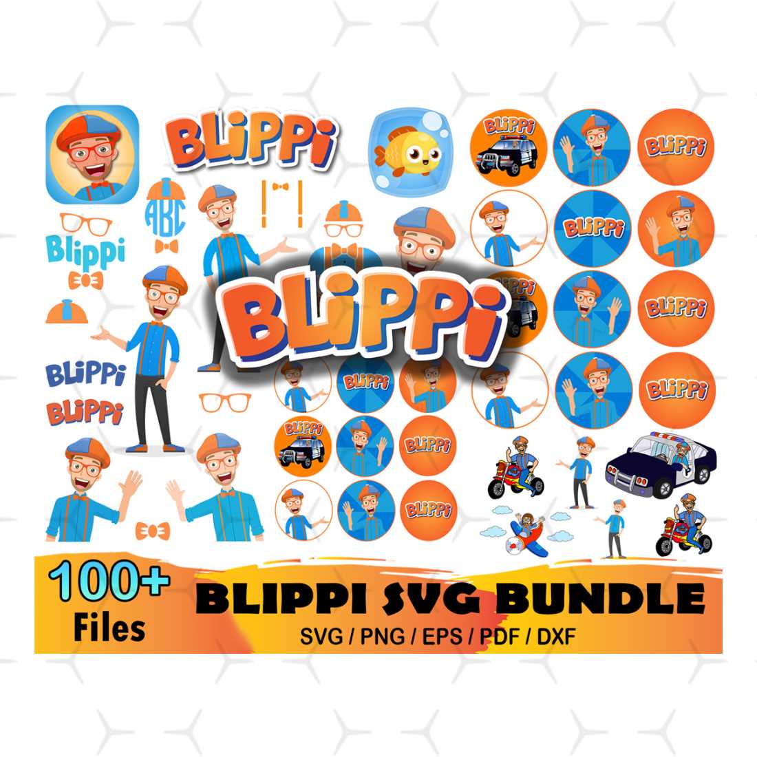 100 Blippi Svg Bundle, Blippi Svg, Blippi Cut File, Blippi C | Inspire ...