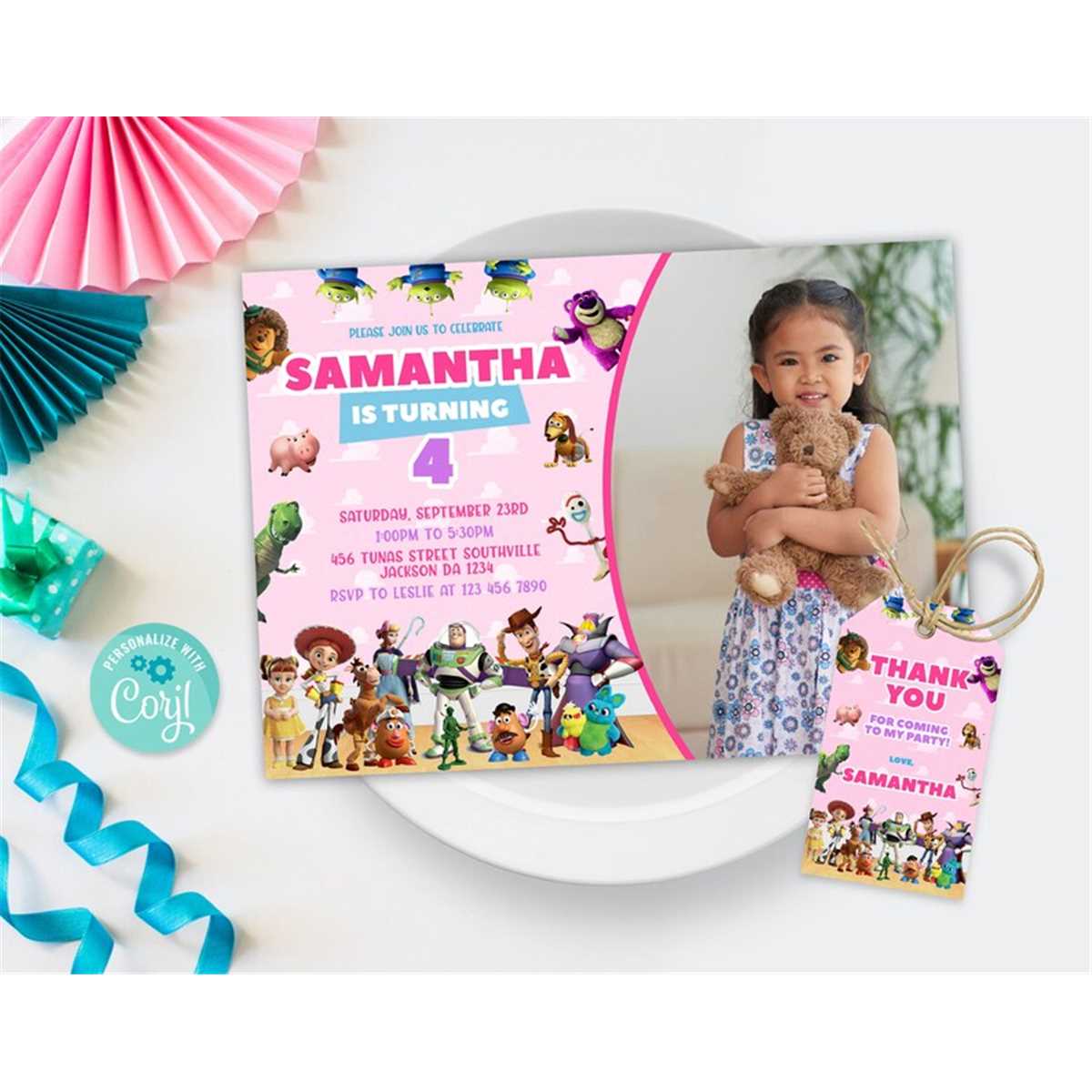 Kids Birthday Invitation Template Printable, kids Birthday I - Inspire ...