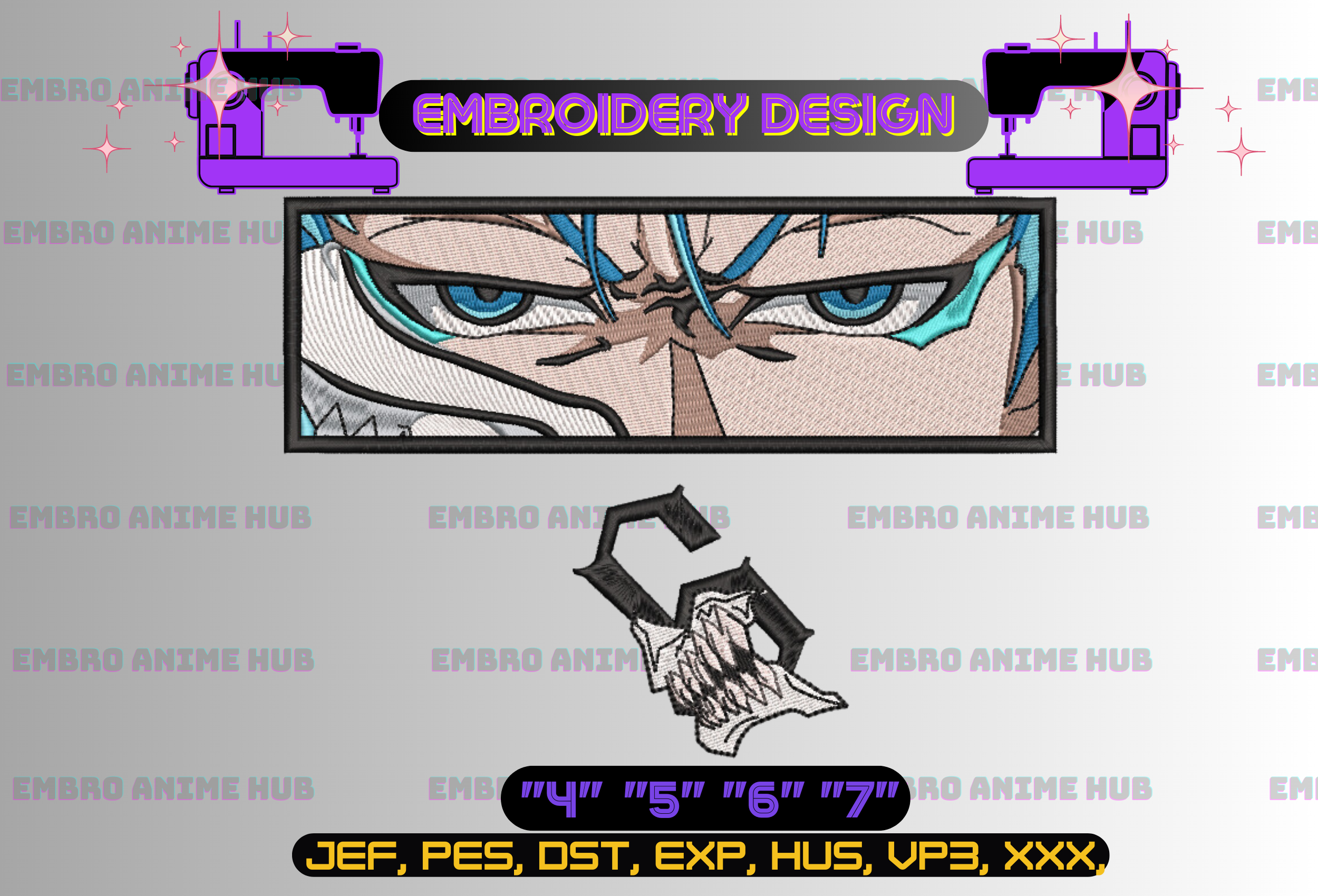 Anime file, Anime Machine Design, Anime Embroidery Design, E - Inspire ...