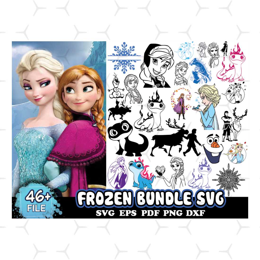 46 Frozen Bundle Svg, Disney Svg, Frozen Bundle Svg | Inspire Uplift