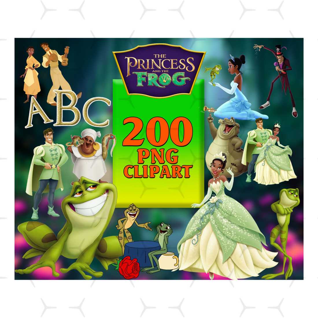 200 Princess And The Frog Clipart, Tiana Princess Disney Cli | Inspire ...